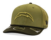 Kšiltovka New Era - NFL25 "Salute to Service" - 9SEVENTY Stretch-Snap - Los Angeles Chargers