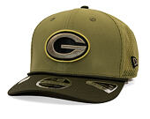 Kšiltovka New Era - NFL25 "Salute to Service" - 9SEVENTY Stretch-Snap  Bay Packers