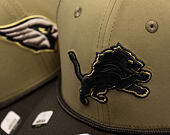 Kšiltovka New Era - NFL25 "Salute to Service" - 9SEVENTY Stretch-Snap - Detroit Lions