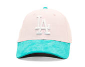 Dětská Kšiltovka New Era - MLB Kids Cord 9FORTY - LA Dodgers - Light Pink / Mint