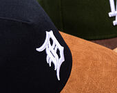 Kšiltovka New Era - MLB Suede Visor 9FORTY A-Frame - Detroit Tigers - Navy / Brown