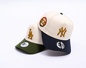 Kšiltovka New Era - MLB WS Patch 9FORTY A-Frame - NY Yankees - Cream / Navy