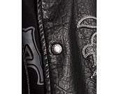 Bunda Karl Kani - Kani Western Pu Leather College Jacket - Black