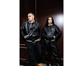 Bunda Karl Kani - Kani Western Pu Leather College Jacket - Black