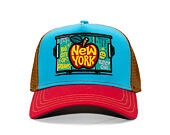 Kšiltovka Stetson - Trucker Cap Big Apple by JJ Hats - Red/Blue