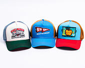 Kšiltovka Stetson - Trucker Cap Pizza by JJ Hats - Green/Off-White