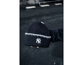 Dámský Kulich New Era - MLB Chunky Top Stitch Beanie - NY Yankees - Black