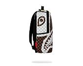 Batoh Sprayground Cream And Brown Tear Check Backpack