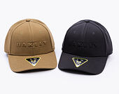 Kšiltovka Oakley - Bark Embossed Hat - Pitch Black/Flame Red