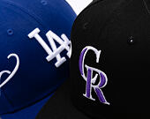 Kšiltovka New Era - MLB Established 59FIFTY Low Profile - Colorado Rockies - Black