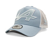 Kšiltovka New Era - F1 Seasonal 9FORTY Trucker - Alpine Racing - Sky Blue