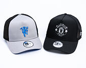 Kšiltovka New Era -  Seasonal 9FORTY Trucker - Manchester United FC - Grey