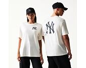 Triko New Era - MLB Food Graphic Tee - NY Yankees - Off White