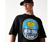 Triko New Era - Fruit Graphic Oversized Tee - Black