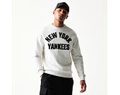 Mikina New Era - MLB Graphic Oversized Crewneck - NY Yankees - Heather Grey