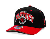 Kšiltovka Mitchell & Ness - NBA Team Arch Snapback - Toronto Raptors - Black / Red