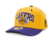 Kšiltovka Mitchell & Ness - NBA Team Arch Snapback - Los Angeles Lakers - Yellow / Purple