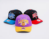 Kšiltovka Mitchell & Ness - NBA Team Arch Snapback - Los Angeles Lakers - Purple / Yellow