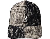 Kšiltovka Kangol - TRENDS PACK - Denim Mashup Baseball - Black Topstitch
