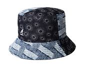 Klobouk Kangol - TRENDS PACK - Denim Mashup Bucket - Blue Picnic
