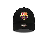 Dětská Kšiltovka New Era - Core Logo 9FORTY Kids - Barcelona FC - Black