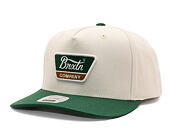 Kšiltovka Brixton - Linwood MP Snapback - Off White/Primal Green
