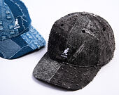 Kšiltovka Kangol - TRENDS PACK - Denim Mashup Baseball - Black Trompe L'Oeil