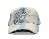 Kšiltovka Ed Hardy - Crawling Dragon Wash Denim 5 Panel Cap - Bleach