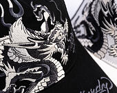 Kšiltovka Ed Hardy - Mono Giant Dragon Twill Front Mesh Trucker - Black/Black