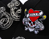 Kšiltovka Ed Hardy - Love-Slowly Twill Front Mesh Trucker - Black