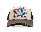 Kšiltovka Capslab - Looney Tunes Bugs Bunny The Rounder - Olive / Off White