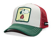 Kšiltovka Capslab - Trucker Peanuts - Cool Joe - White / Red /Green