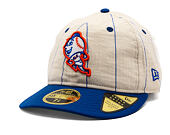 Kšiltovka New Era - MLB Retro Linen Pinstripe 59FIFTY Retro Crown - NY Mets - Mr. Met - Off White