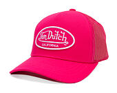 Kšiltovka Von Dutch - Trucker - Cali Patch Electric Pink