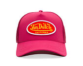 Kšiltovka Von Dutch - Trucker - Cali Patch Heat Wave Pink/Red