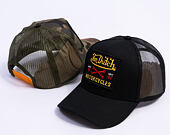 Kšiltovka Von Dutch - Trucker - Cali Patch Olive/Distressed Pink Denim