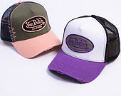 Kšiltovka Von Dutch - Trucker - Classic Logo White/Distressed Purple Denim
