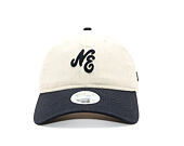 Dámská Kšiltovka New Era - Branded Linen 9TWENTY - Stone / Navy