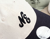 Dámská Kšiltovka New Era - Branded Linen 9TWENTY - Stone / Navy