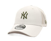 Kšiltovka New Era - MLB Midi Homefield 9FORTY Trucker - NY Yankees - Stone / New Olive