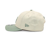 Kšiltovka New Era - MLB Side Script 9FORTY M-CROWN - LA Dodgers - Cream / Pastel Green