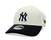 Kšiltovka New Era - MLB World Series Patch Cooperstown 9FORTY - NY Yankees - Cream / Navy