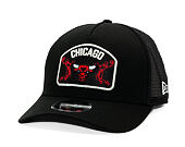 Kšiltovka New Era - NBA Felt Patch 9FORTY M-CROWN A-Frame Trucker - Chicago Bulls - Black