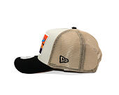 Dětská Kšiltovka New Era - Branded Location Patch 9FORTY A-Frame Trucker - Stone