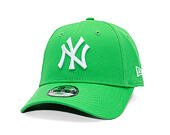 Dětská Kšiltovka New Era - MLB Essential 9FORTY - NY Yankees - Green/White - Child/Youth
