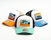 Kšiltovka New Era - Branded Location Patch 9FORTY A-Frame Trucker - Green