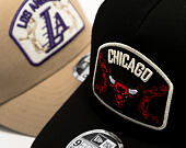 Kšiltovka New Era - NBA Felt Patch 9FORTY M-CROWN A-Frame Trucker - Chicago Bulls - Black
