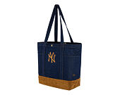 Taška New Era - MLB Suede Denim Tote - NY Yankees - Navy