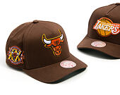 Kšiltovka Mitchell & Ness - NBA - Chestnut Peak - Chicago Bulls - Brown