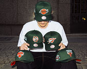 Kšiltovka Mitchell & Ness - NBA - Emerald Slam - New York Knicks - Green/Orange